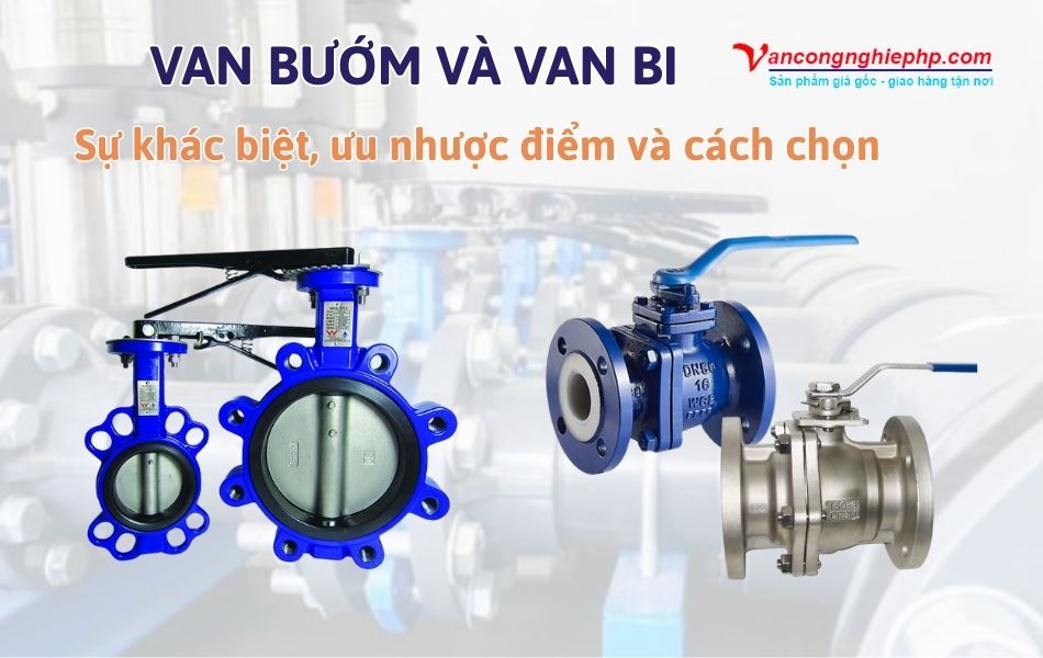 so sánh van bướm và van bi