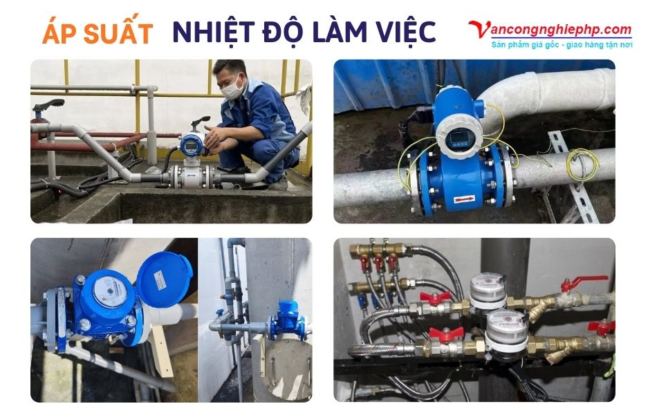 thông số về môi trường làm việc của đồng hồ nước