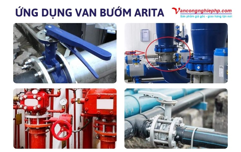 Khám phá các ứng dụng của van bướm thương hiệu Arita