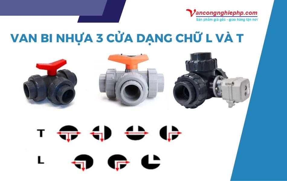 an bi nhựa 3 ngã dạng chữ L và chữ T