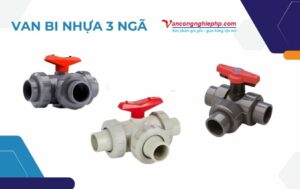 van bi nhựa 3 ngã