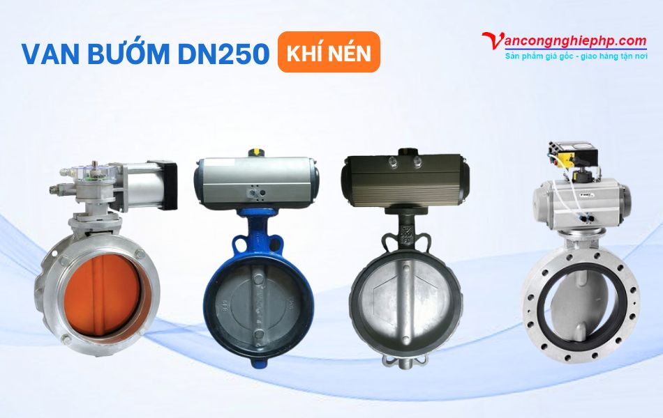 Van bướm điều khiển khí nén DN250