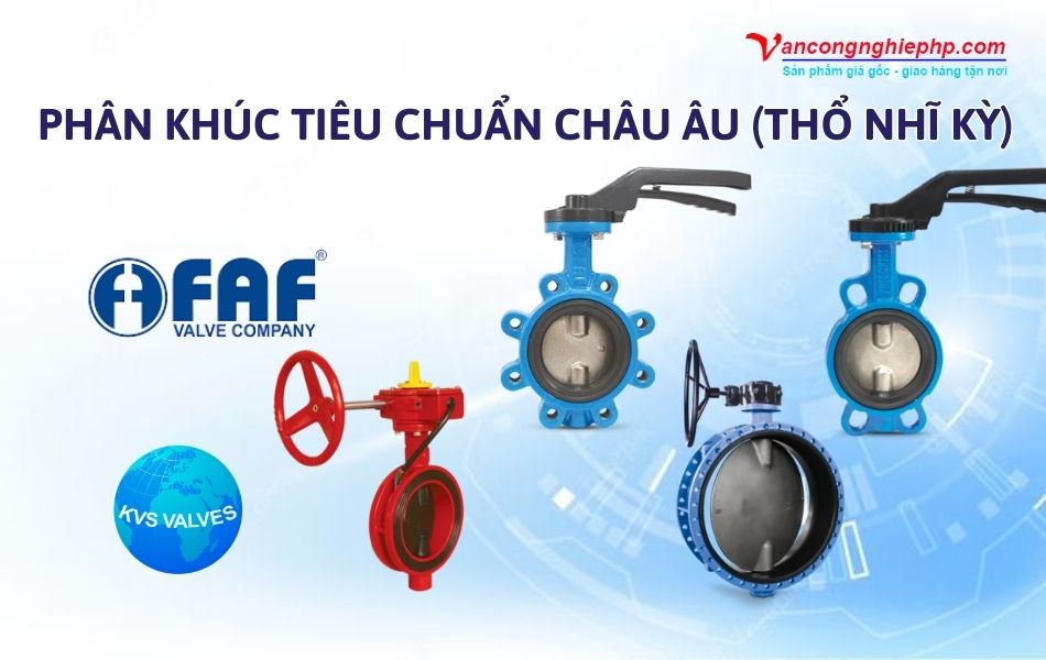 Van bướm DN150 thương hiệu FAF, KVS Thổ Nhĩ Kỳ