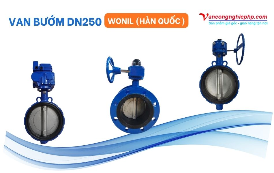 Van bướm DN250 Wonil (Hàn Quốc)