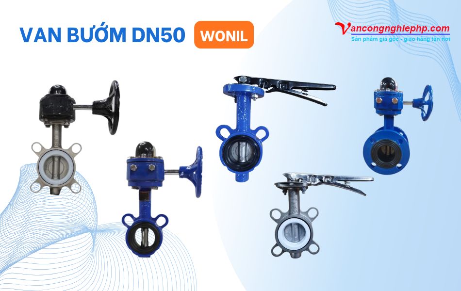 Van bướm DN50 Wonil