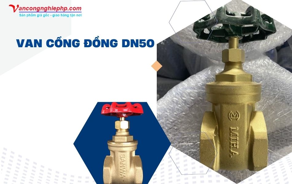 Van cổng đồng DN50