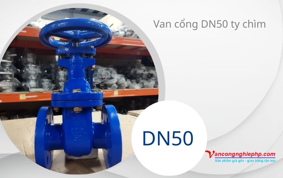 Van cổng ty chìm DN50