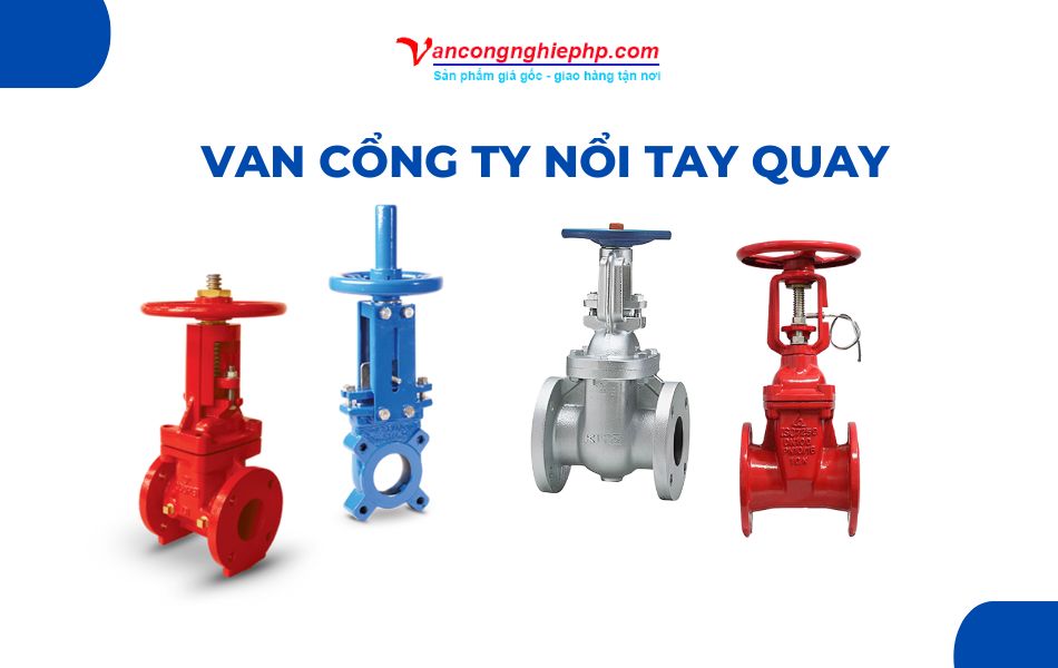 van cổng ty nổi tay quay