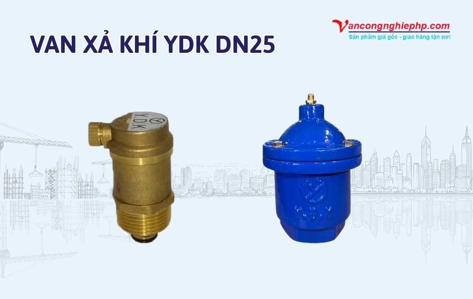 Van xả khí DN25 thương hiệu YDK