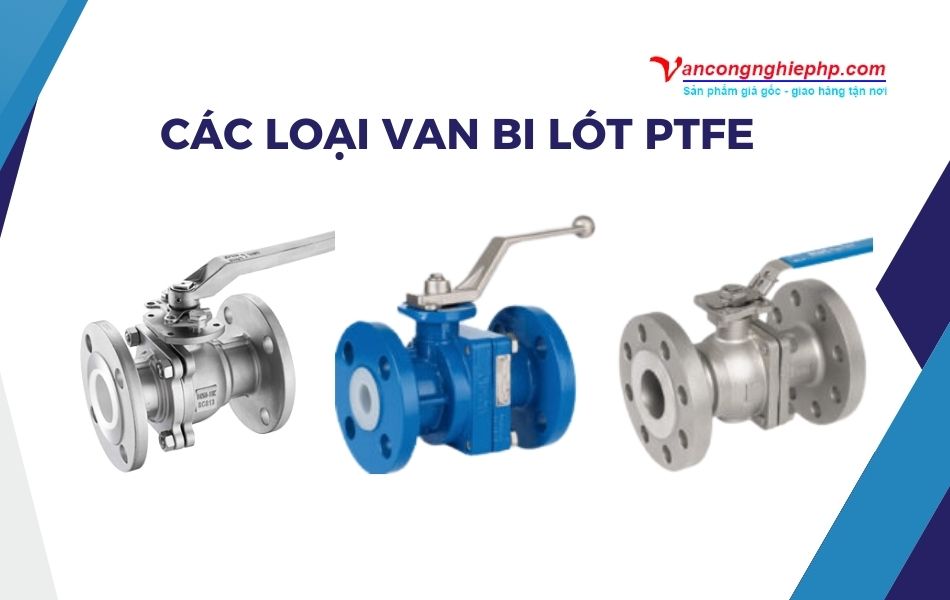 các loại van bi lót ptfe