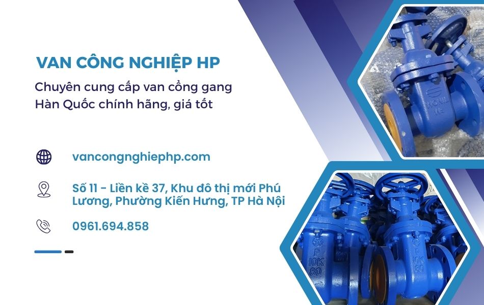 địa chỉ mua van cổng gang hàn quốc chính hãng