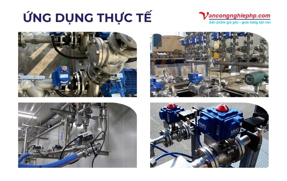 ứng dụng van bi lót ptfe