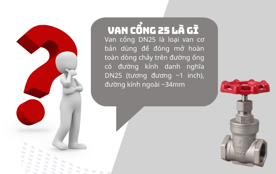 van cổng dn25 là gì