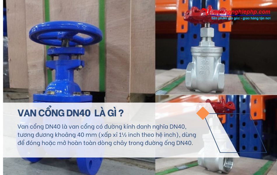 van cổng dn40 là gì