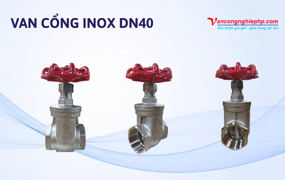van cổng inox dn40