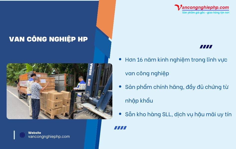Van công nghiệp HP - Đơn vị cung cấp van công nghiệp, thiết bị, vật tư ngành nước uy tín