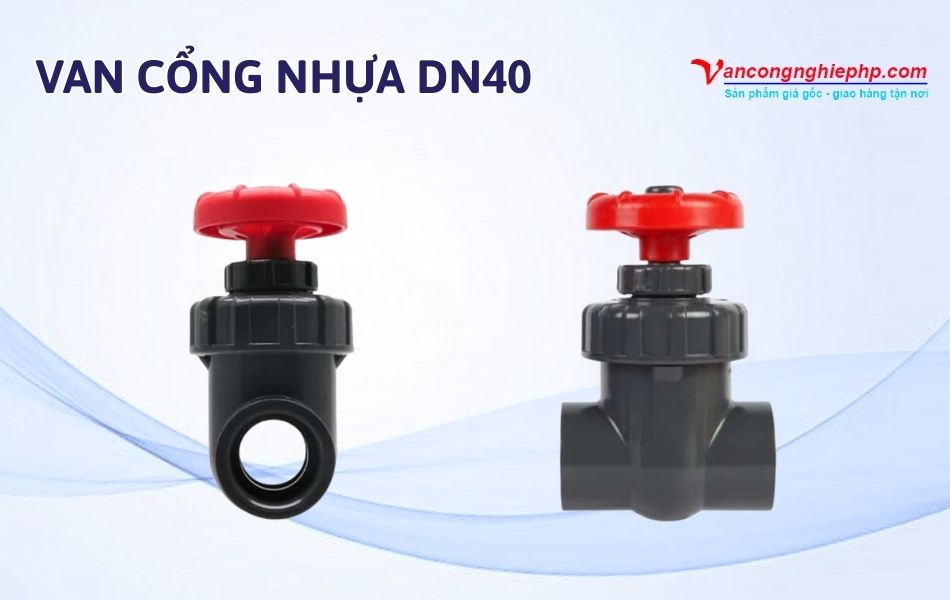van cổng nhựa dn40