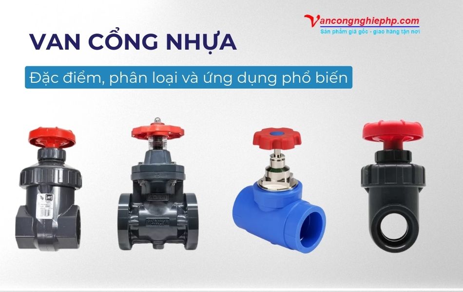 van cổng nhựa