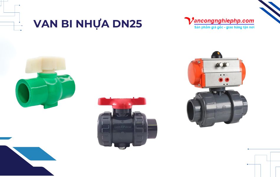 van bi nhựa dn25