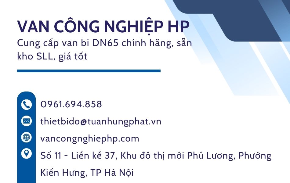 địa chỉ cung cấp van bi dn65 chính hãng