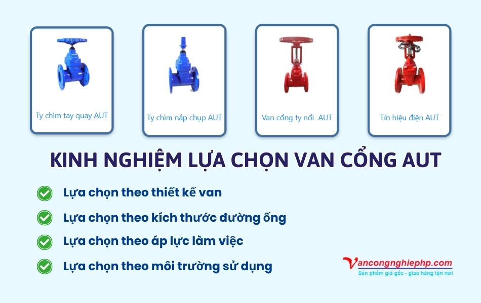 kinh nghiệm lựa chọn van cổng aut