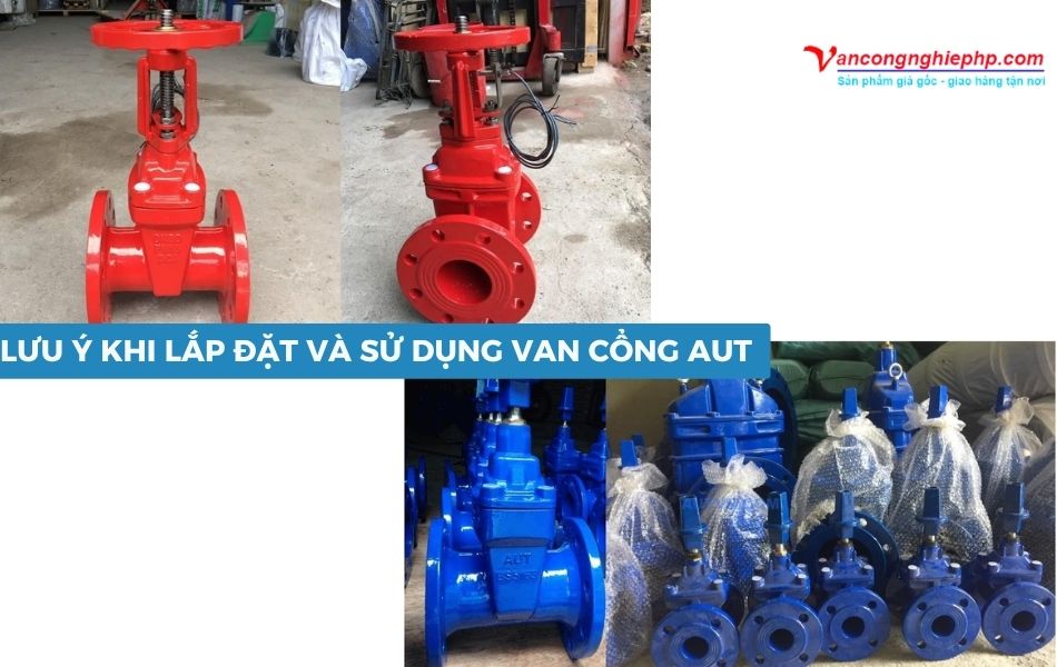 lưu ý khi lắp đặt và sử dụng van cổng aut