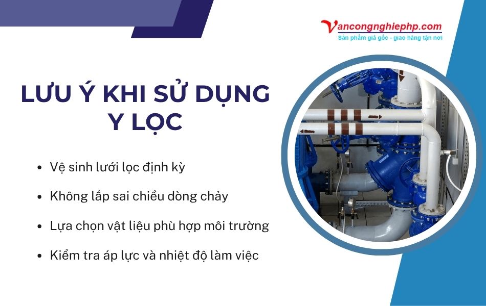 lưu ý sử dụng y lọc