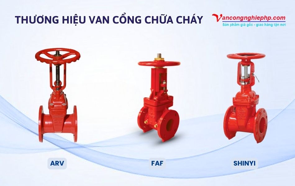 thương hiệu van cổng chữa cháy
