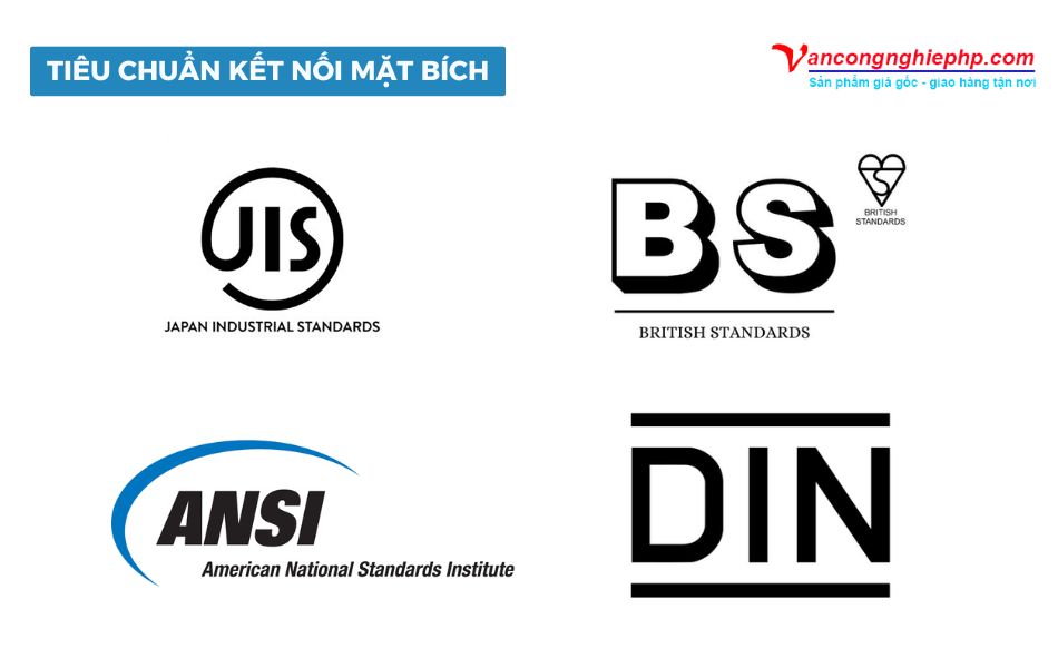 Các tiêu chuẩn van bướm về kết nối mặt bích