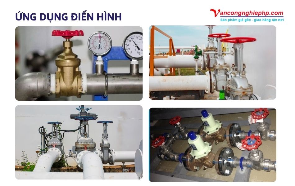 ứng dụng van cổng kitz