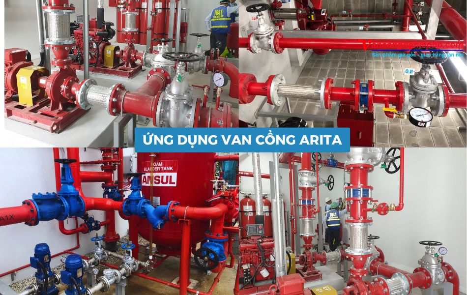 ứng dụng van cổng arita