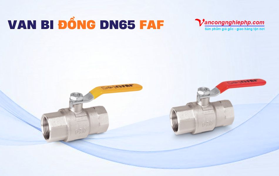 Các model van bi đồng DN65 thương hiệu FAF