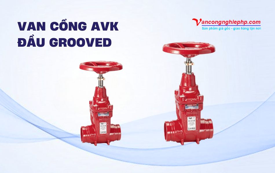 Các mẫu van cổng AVK đầu Grooved tiện lợi