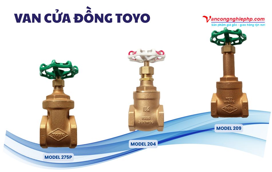 Van cửa đồng Toyo