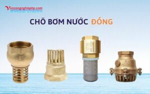 chõ bơm nước bằng đồng