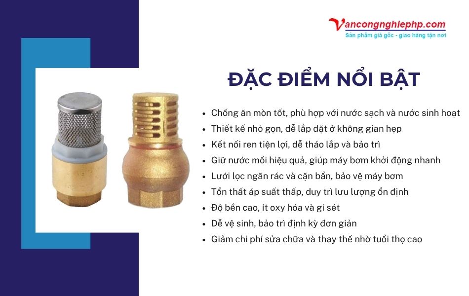 đặc điểm nổi bật chõ bơm nước bằng đồng