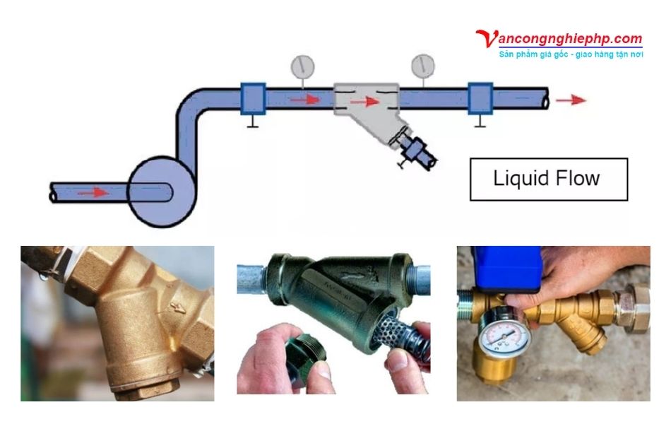 lưu ý khí lắp đặt và sử dụng y lọc nối ren
