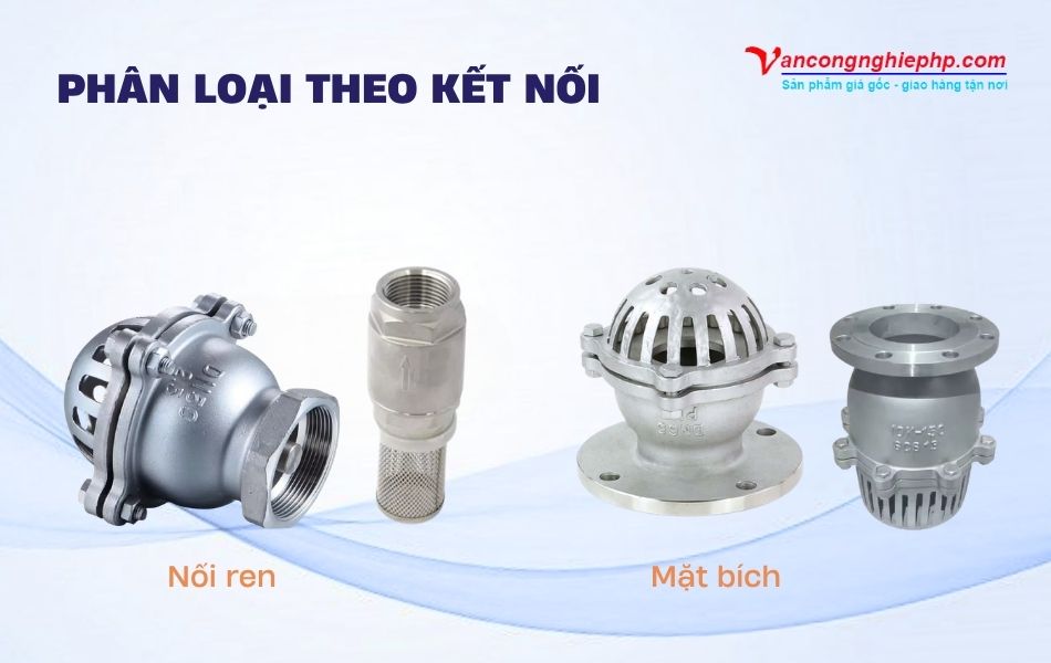 Phân loại chõ bơm inox theo kết nối mặt bích, nối ren