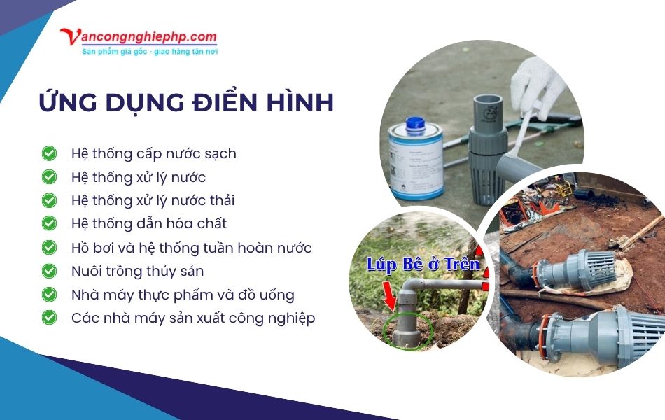 ứng dụng rọ bơm nhựa