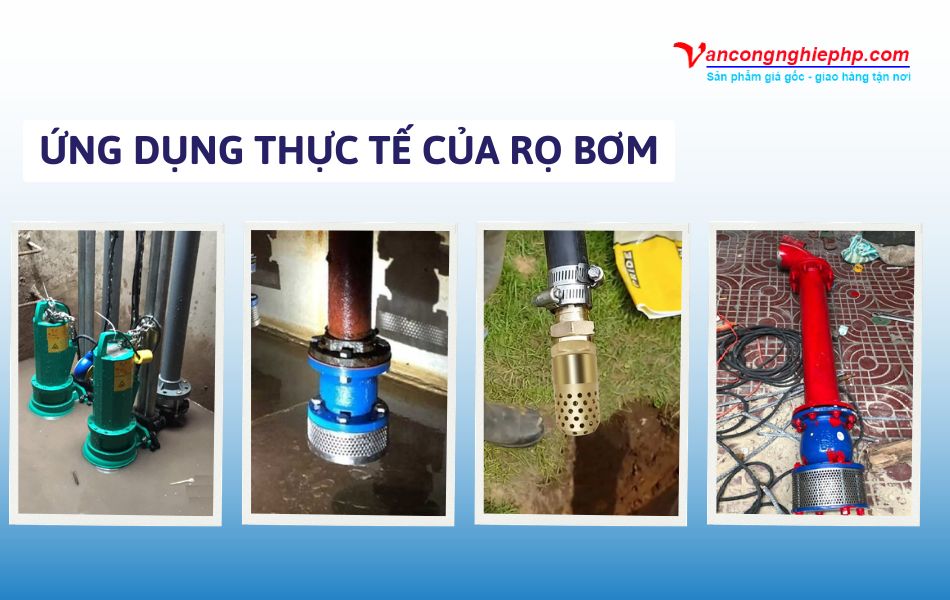 ứng dụng thực tế của rọ bơm