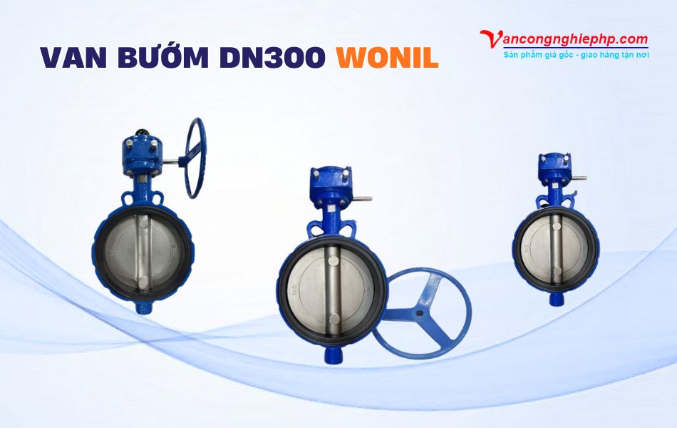 van bướm DN300 thương hiệu Wonil