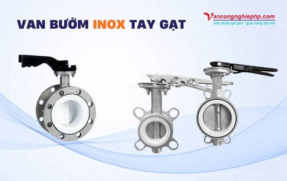 van bướm inox tay gạt