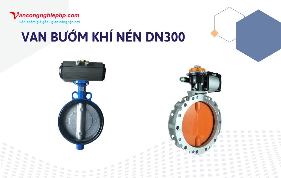 van bướm khí nén dn300
