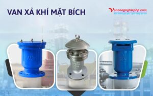 van xả khí mặt bích