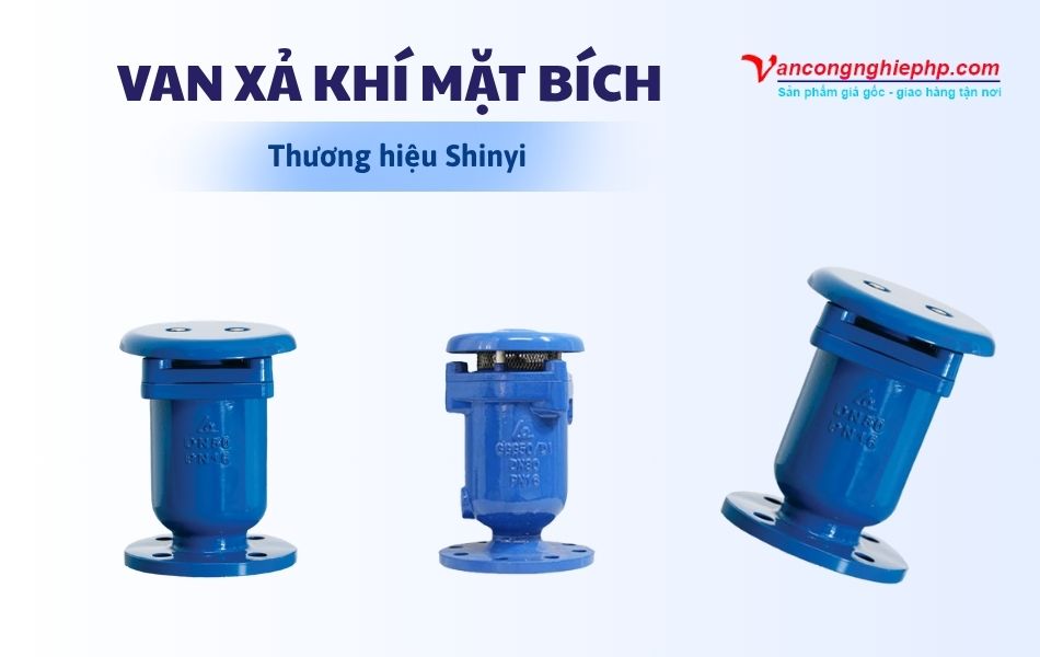 van xả khí mặt bích thương hiệu shinyi