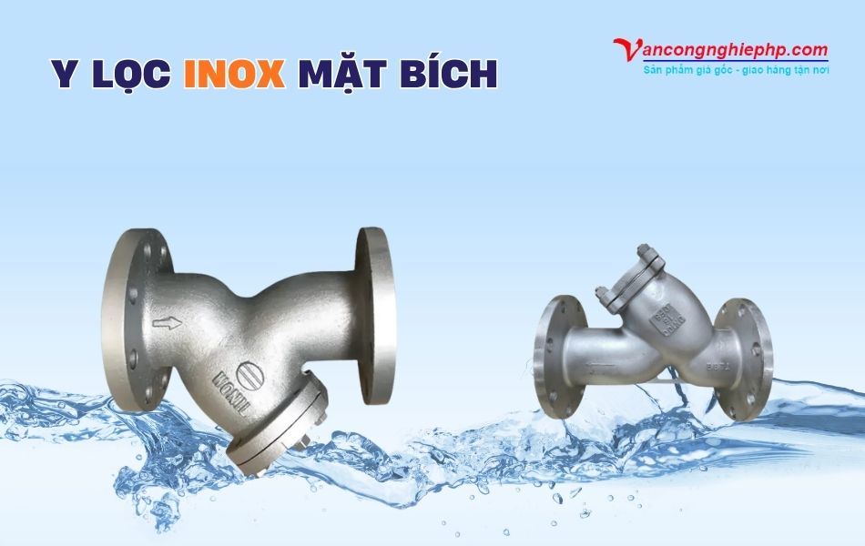 y lọc inox mặt bích