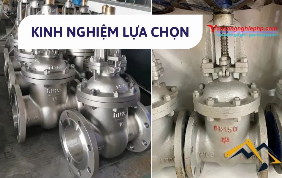 kinh nghiệm lựa chọn van cổng bb dn150