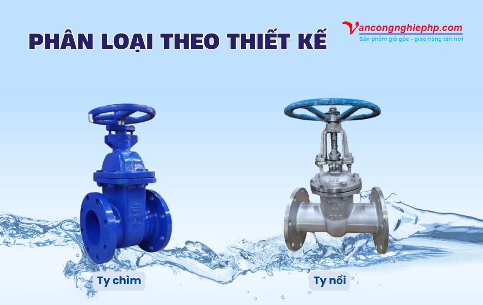 Phân loại van cổng BB DN125 theo thiết kế