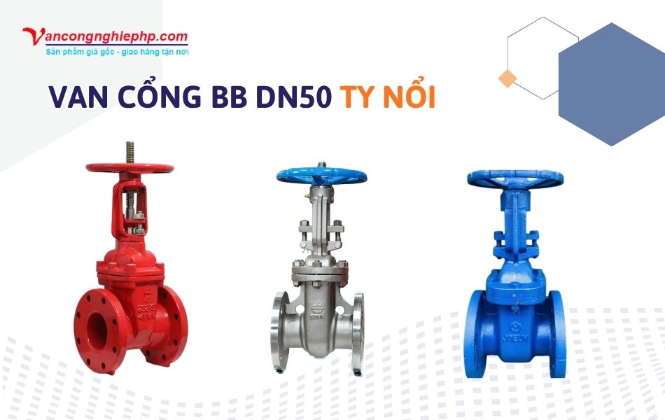 Van cổng BB DN50 ty nổi