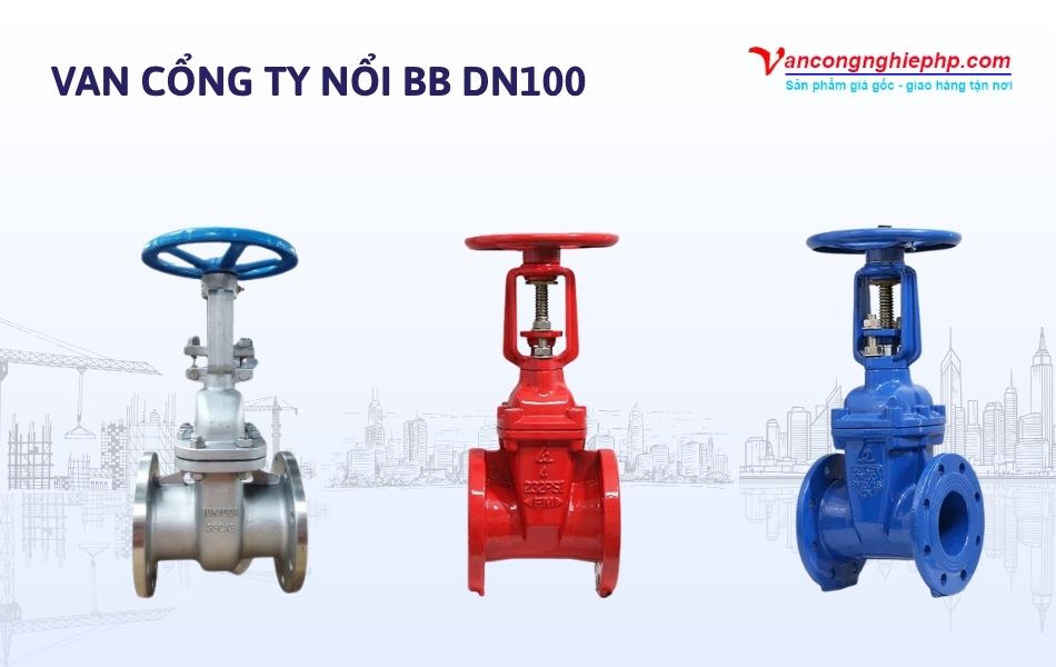 Van cổng ty nổi BB DN100